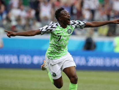 8. Ahmed Musa: el atacante nigeriano ha marcado 15 goles con la camiseta de su selección. El africano ha sido el autor de dos goles en Rusia 2018.