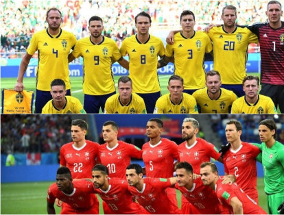 Suecia versus Suiza: este partido será el próximo martes, 3 de julio, a las 9 de la mañana.
