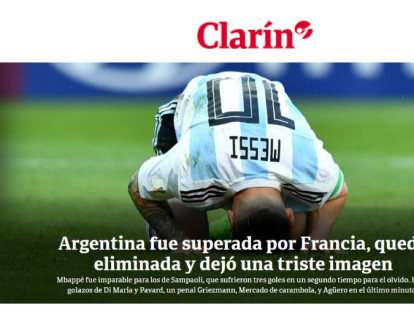 Las expectativas de los argentinos estaban puestas en el goleador Leonel Messi, quien no logró anotar en todo el partido.