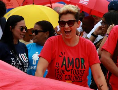 Los organizadores calculan que unas 1.000 personas acudieron en Barranquilla al llamado de la marcha que transcurrió sin contratiempos.