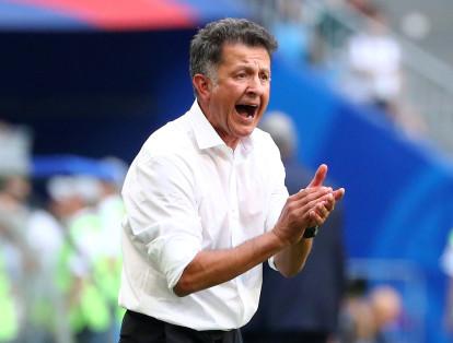 Juan Carlos Osorio, técnico de México, durante el partido contra Brasil.