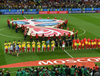 La Selección Colombia se enfrenta a Inglaterra en el Spartak Arena, en Rusia.