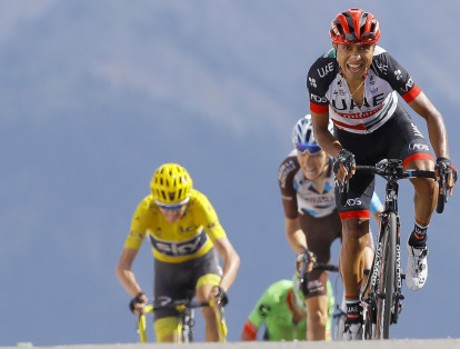 Darwin Atapuma, del equipo UAE, estará como gregario del irlandés Daniel Martin. En 2016, Atapuma ocupó el noveno lugar del Giro de Italia.