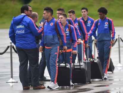 La Selección Colombia ya llegó a Bogotá, procedente de Kazán.