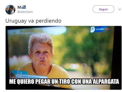 En las redes sociales las burlas, la ansiedad y la preocupación de los hinchas uruguayos se hizo notar con creativos memes.