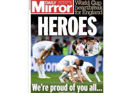 "Heroes, estamos orgullosos de ustedes".