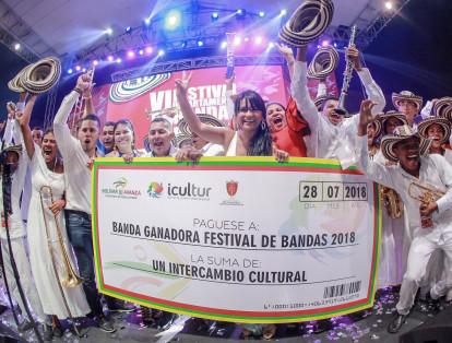 Los jurados dieron por ganador a la Escuela 16 de Julio del Municipio de San Estanislao de Kostka, en la sexta versión del Festival Departamental de Bandas de Bolívar,