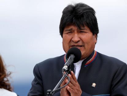 "Saludar, felicitar y desearle mucho éxito al hermano nuevo presidente Iván Duque, esperamos como siempre con nuestros hermanos el bien de nuestros pueblos en América Latina", manifestó Evo Morales, presidente de Bolivia, a su llegada a Colombia.