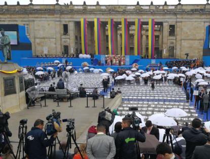 Posteriormente, Iván Duque ofrecerá su primer discurso como Presidente de Colombia.