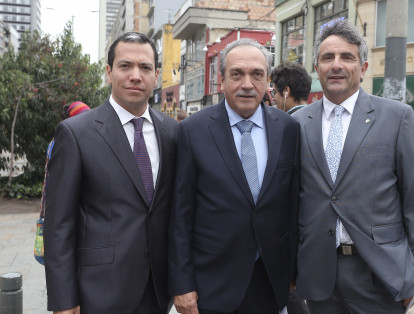 Esteban Ramos, Luis Alfredo Ramos y Marcos Peckel.