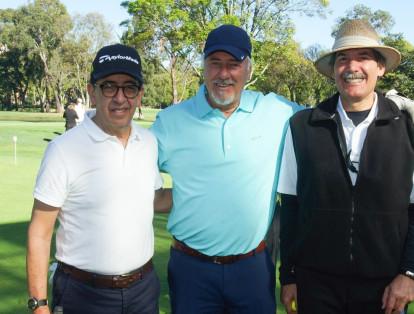Eduardo González, Philippe Crettex y Luis Bernal.