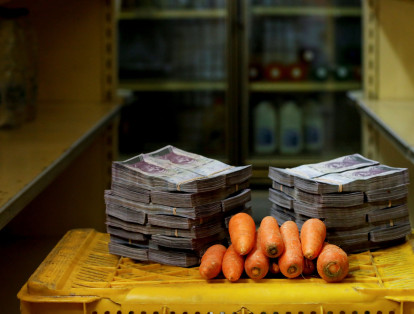 Un kilo de zanahorias cuesta 3´000.000 de bolívares, unos 0,46 dólares.