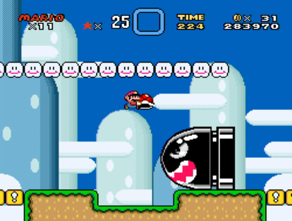Super Mario World salió en Japón en 1990 y llegó al resto del mundo en 1992. El juego fue un éxito crítico y comercial, con una venta de más de 20 millones de copias en todo el mundo y ha sido relanzado tres veces.