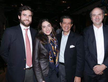 Ignacio Suárez, Denisse Lafaurie, José Felix Lafaurie y Camilo Santamaría.