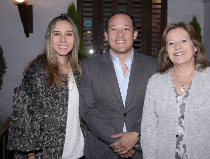 Pamela Alarcón, Sebastian Echeverry y Gloria Garzón.