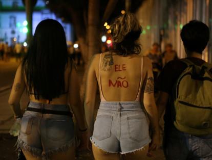 Protesta en Brasil contra Jair Bolsonaro