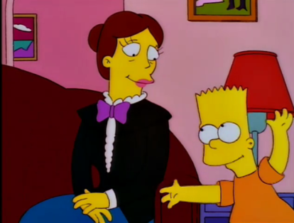 Shary Bobbins apareció en la serie como la niñera de la familia Simpson en el capítulo 'Simpsoncalifragilisticexpiala(Annoyed Grunt)cious', de la octava temporada. Shary, que es una parodia de Mary Poppins, llega a ayudar en las labores domésticas a Marge, quien presenta alarmante problemas con el estrés. Sin embargo, en ese mismo capítulo, es arrastrada por los motores de un avión. A pesar de haber muerto, aparece en una de las secuencias de apertura de la Temporada 21 del programa.