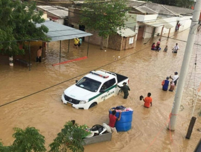 Inundaciones en Uribia