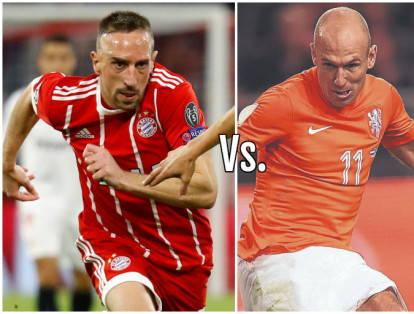 Frank Ribery y Arjen Robben