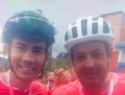 Iván Sosa y Camilo Villegas en el Giro de Rigo