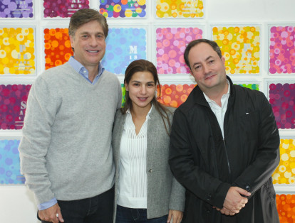 Juan Pablo Guzmán, María Mercedes Aponte y Pablo Rueda.