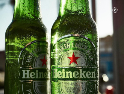 6. Heineken, Holanda. Un envase muy conocido en la región. Esta bebida alcohólica es muy vista en las tiendas de Colombia y en el mundo vendió 34,3 millones de hectolitros.