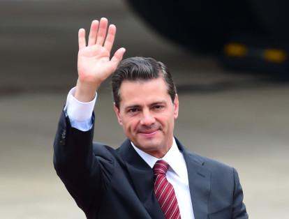 El presidente de México, Enrique Peña Nieto, a su llegada a Buenos Aires (Argentina).
