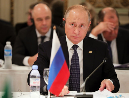 El presidente ruso, Vladímir Putin, participa en una reunión de los BRICS (Brasil, Rusia, India, China y Sudáfrica), en Buenos Aires (Argentina).