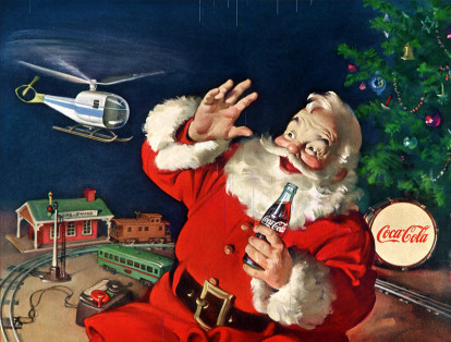 Quizá uno de los Papá Noel más recordados por muchos es el que aparece como imagen de Coca Cola. La primera vez que apareció en un anuncio de esa multinacional fue en 1920, en una publicación en The Saturday Evening Post. Ese primer 'Santa Claus' fue creado por Thomas Nast y fue, por décadas, el símbolo de la bebida en esta temporada.