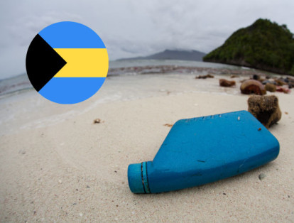 Bahamas: Desde el Plastic Bahamas Movement, se aspira a eliminar completamente los plásticos de la isla para 2020. Por ahora, se adelantan medidas de reducción de uso de plásticos.