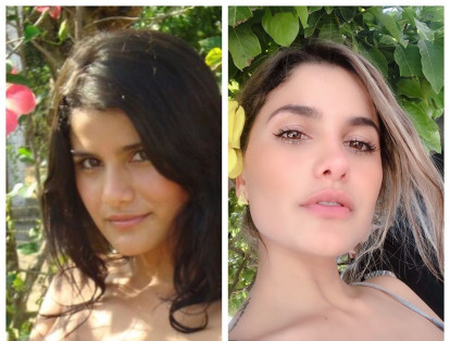 La cantante costeña Martina la Peligrosa, compartió dos fotos de su cara con una diferencia de 10 años.