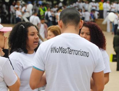 En Villavicencio, cerca de las 10 de la mañana, los ciudadanos empiezan a congregarse para movilizar en contra de la violencia.
