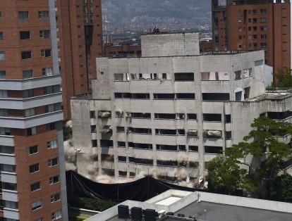 Tres segundos bastaron para hacer trizas la antigua morada del exjefe del cartel de Medellín.