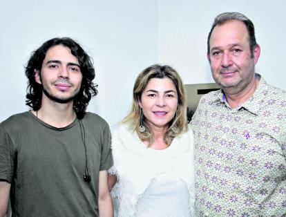 Lukas Lemart, Luz María Osorio y Agustín Zuluaga.