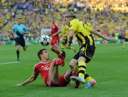 En la temporada 2012/13, Bayern Múnich y Borussia Dortmund disputaron la primera final alemana en la Champions League. El resultado fue 2-1 y el Bayern obtuvo su quinta liga de Campeones.