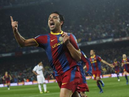 Xavi es uno de las insignias del Barcelona que lo ganó todo en el fútbol mundial, algunos de sus títulos fueron ocho ligas de España y cuatro Champions League.