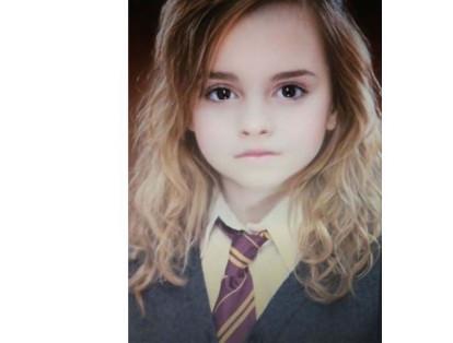 En esta imagen está Hermione Granger, interpretada por la actriz Emma Watson, la amiga inseparable de Harry Potter.