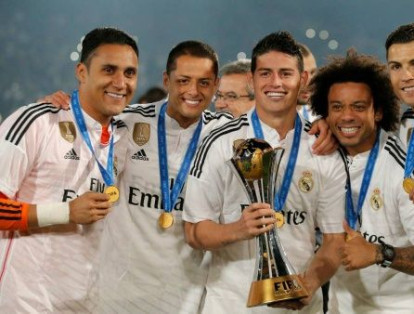 El segundo título con el Real Madrid fue el Mundial de Clubes de 2014, en el que jugó un partido.