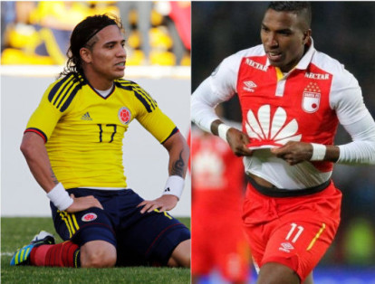 Dayro (der.), Arango y Armero (izq), algunos de los jugadores que han tenido actos de indisciplina durante su carrera.