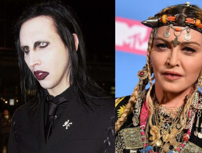 Marilyn Manson y Madonna.