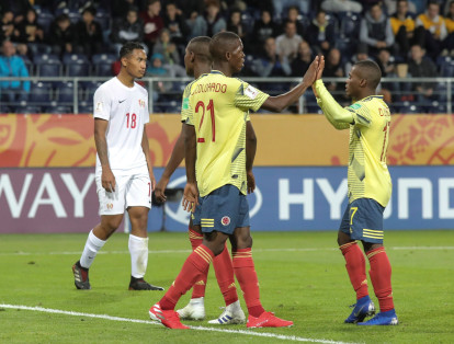 La Selección Colombia clasificó a los octavos de final del Mundial Sub-20 en la segunda posición del grupo A.