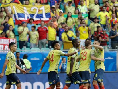 Las mejores imágenes del partido entre Colombia y Paraguay.