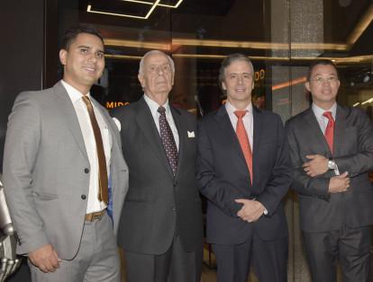Edgardo Blanco, Mauricio Glauser, Samuel Glauser y Ricardo Rodríguez.