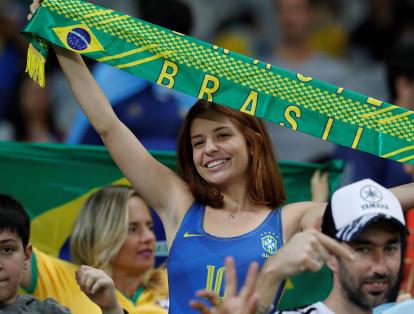 Hinchas de la Selección de Brasil.