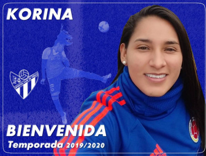 Sporting Club de Huelva completa su defensa con la internacional colombiana Ángela Corina Clavijo Silva, conocida futbolísticamente como Korina. Se trata de una central de 25 años nacida en Villavicencio, de 1,65 m de altura y 62 kg de peso procedente del América de Cali y jugadora de Selección Colombia.