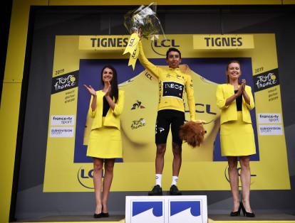 El colombiano Egan Bernal, nuevo líder del Tour de Francia.