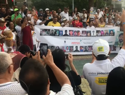 En Barranquilla se reunieron personas en el parque Esthercita Forero de Barranquilla, ubicado en la calle 74 con carrera 43. En el acto simbólico hubo música y los asistentes dieron un grito de inicio de la marcha.