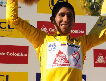 Nairo Quintana se dio a conocer en el mundo del ciclismo, tras el título que logró en el Tour de l’Avenir del 2010.