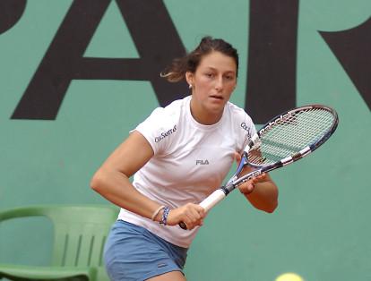 Mariana Duque fue finalista en el 2017 de Roland Garros Junior.