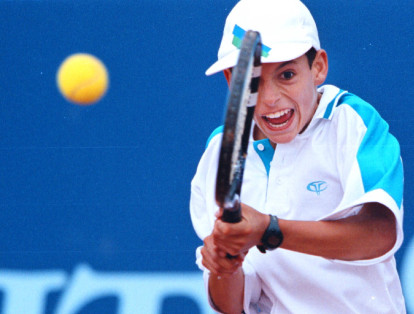 Santiago Giraldo fue semifinalista del torneo de individuales masculino de US Open Junior 2004.